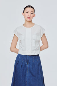 Pocket Magyar Cut Blouse