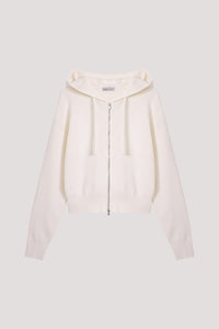 Hooded Zip Cardigan