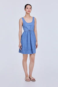 Denim Babydoll Dress