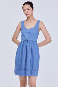 Denim Babydoll Dress