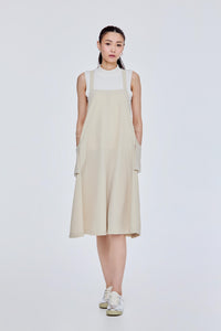 Pinafore Midi Dress