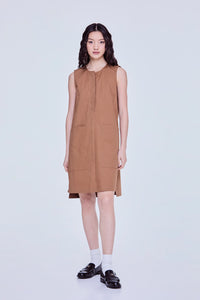 A-Line Pockets Shift Dress