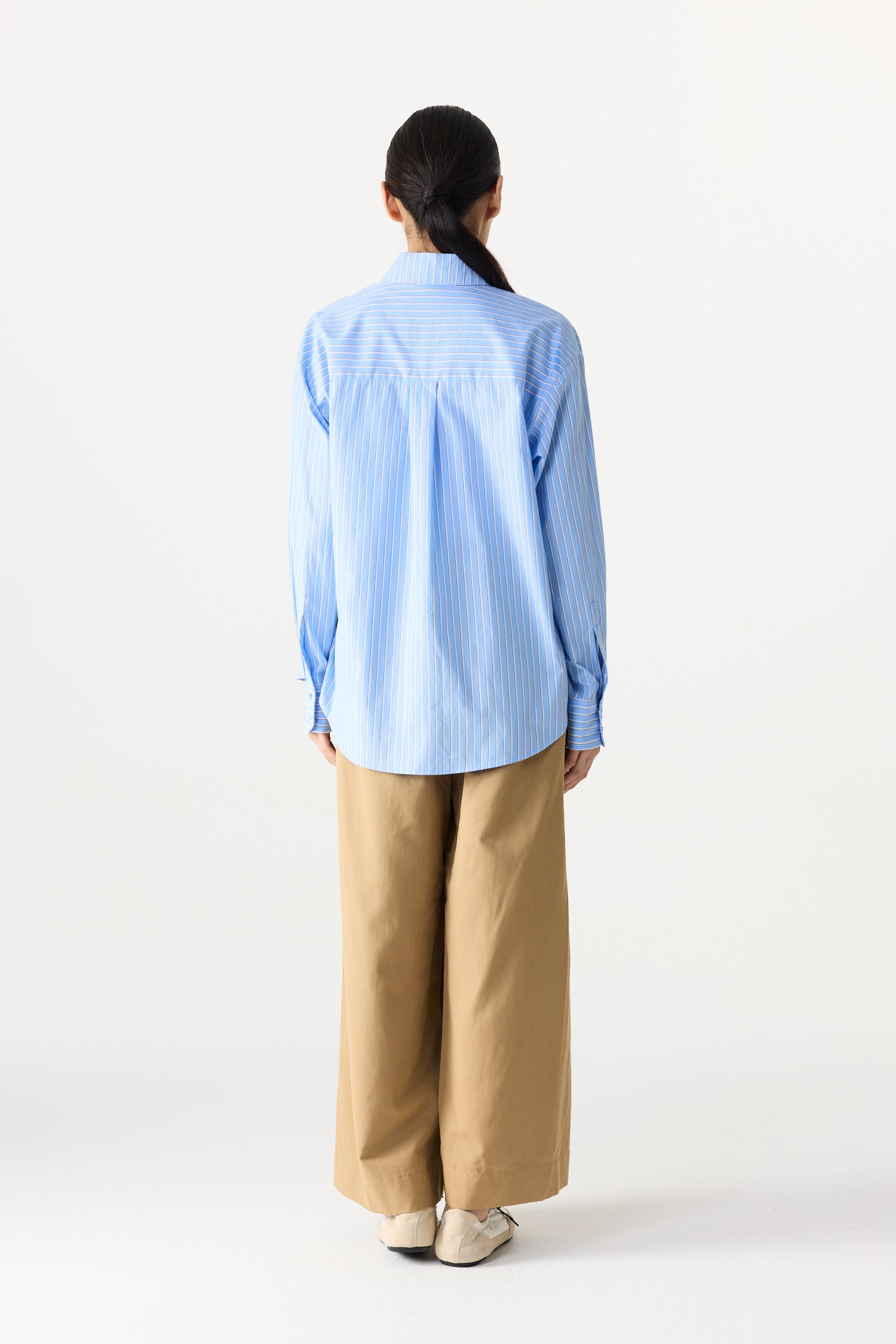 Relaxed Collared Shirt Blouse