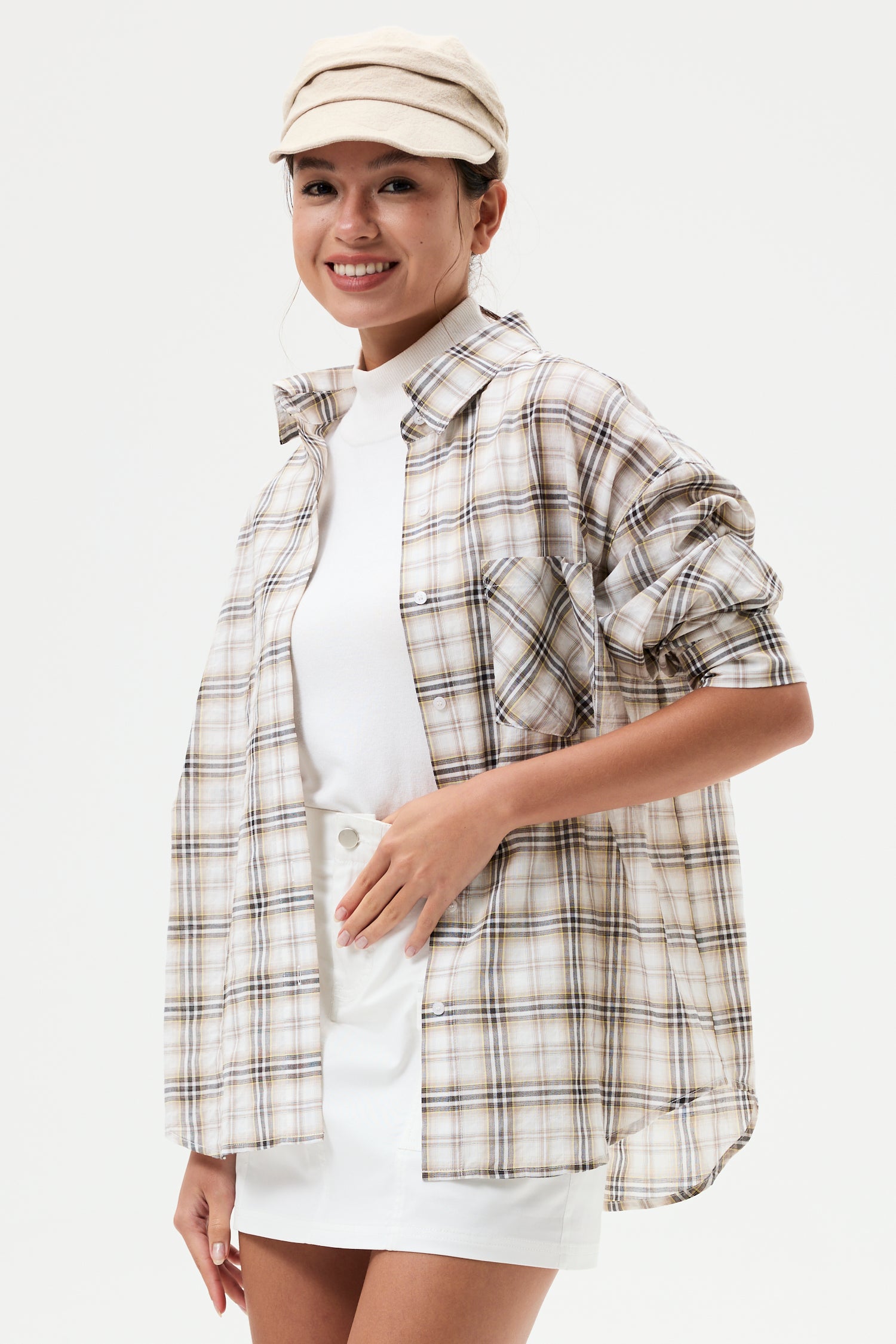 Soft Checks Shirt Blouse
