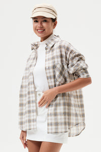 Soft Checks Shirt Blouse