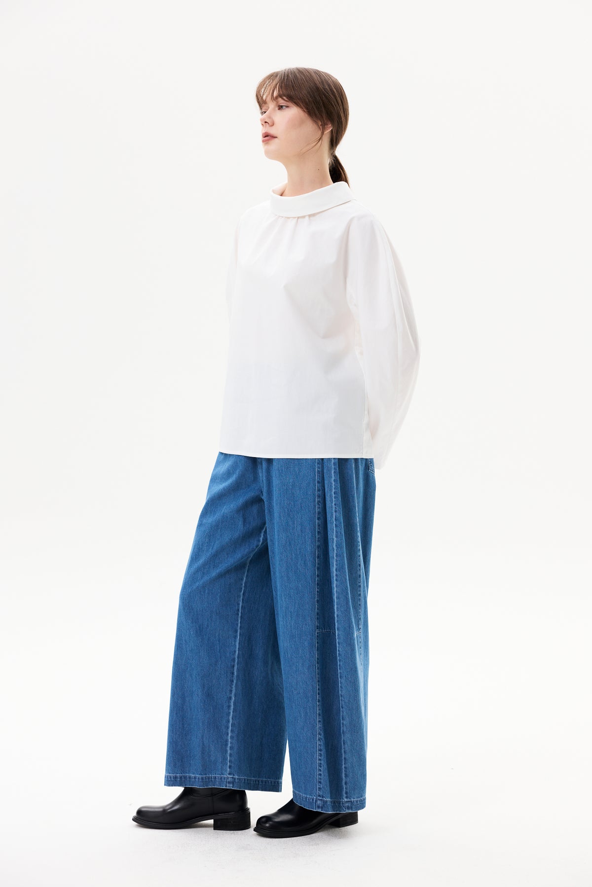 Collared Dolman Shirt