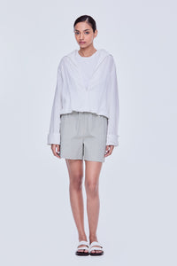 Contrast Collared Tee Shirt