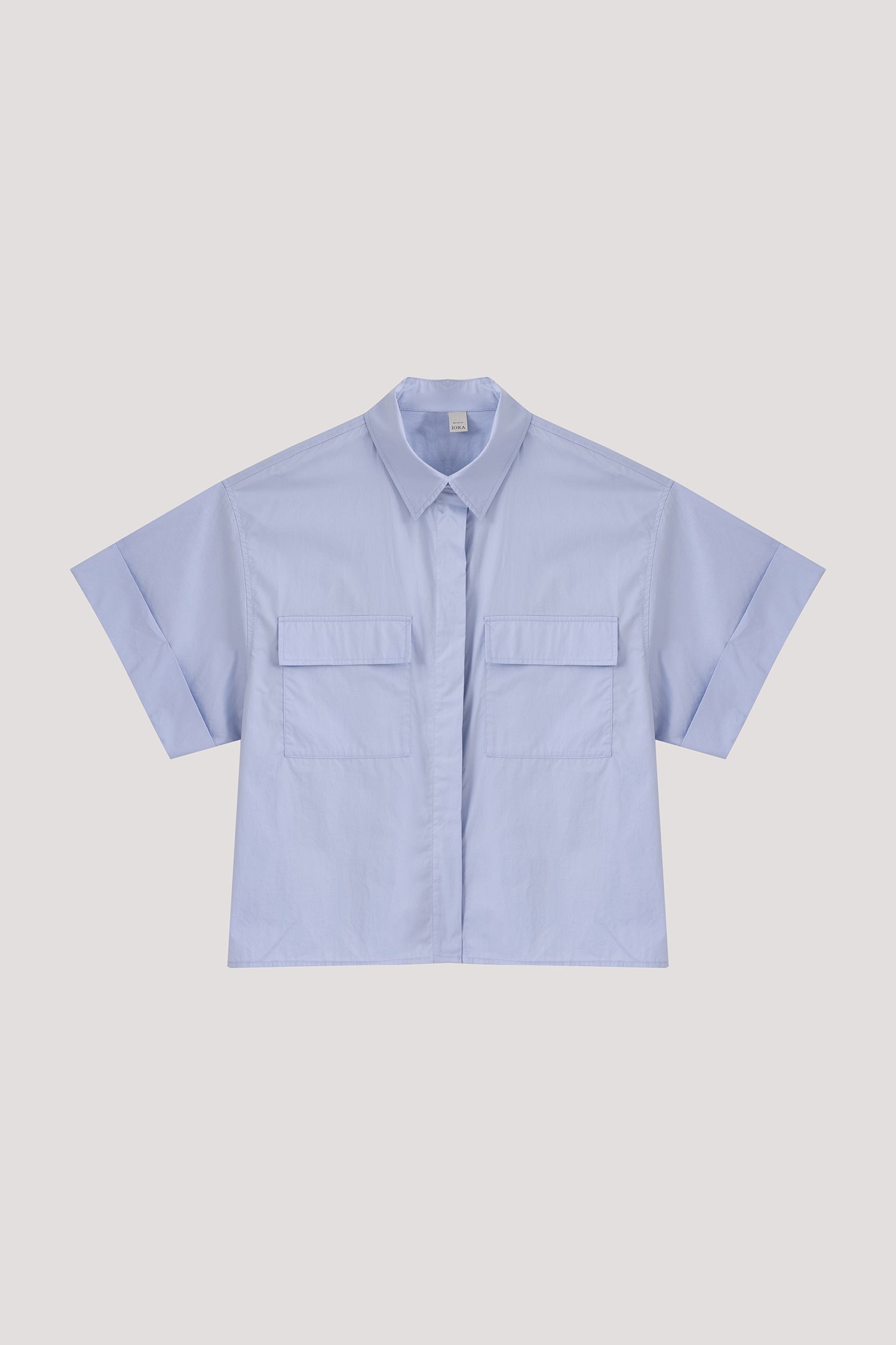 Pocketed Boxy Shirt Top