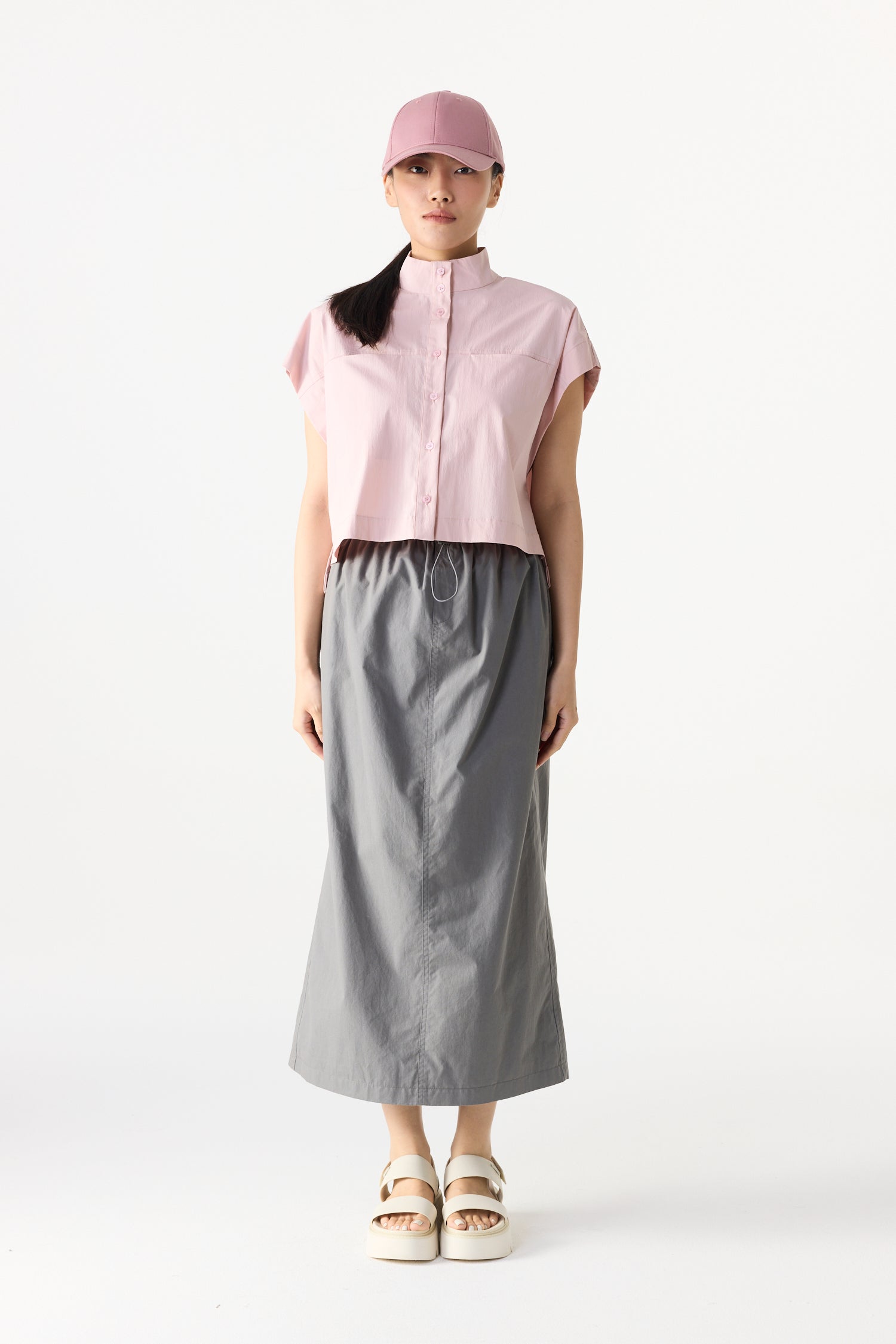 High-Neck Magyar Vest Top