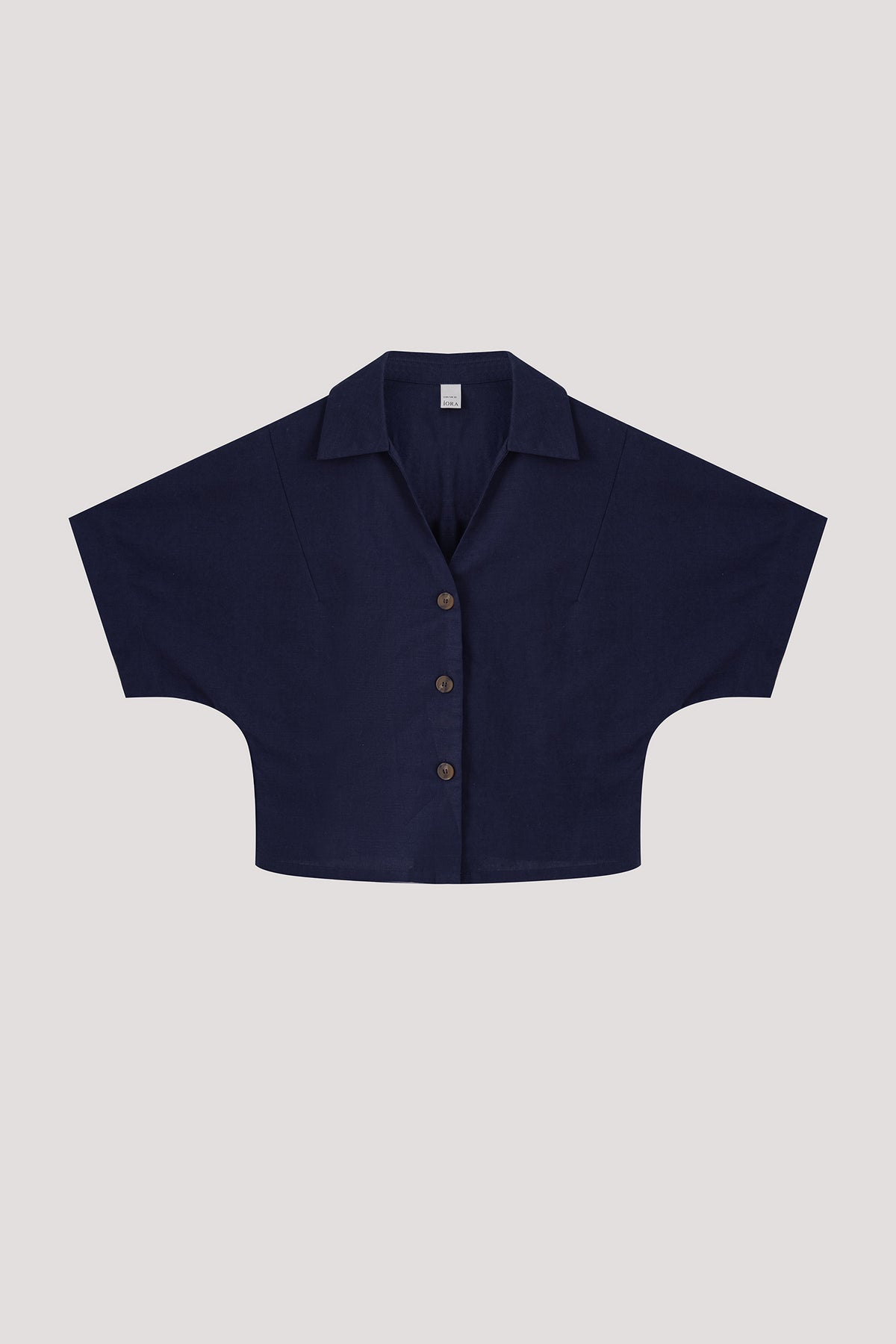 Relaxed Magyar Blouse - NAVY
