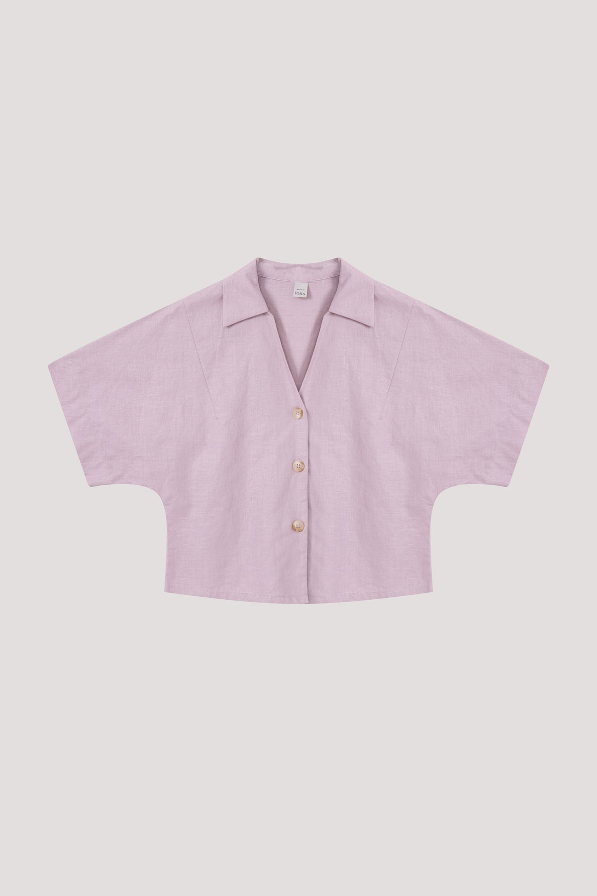 Relaxed Magyar Blouse - PALE LILAC