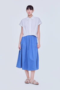 Asymmetrical Pleat Top