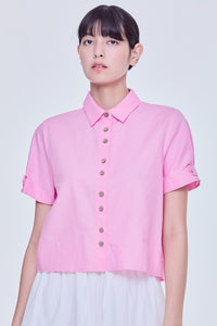 Asymmetrical Pleat Top