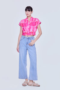 Printed Magyar Blouse