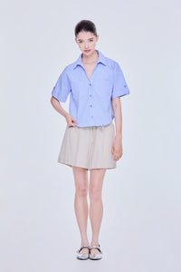 Relaxed Stripes Pocket Shirt