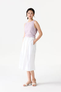 Embroidered Trim Halter Top