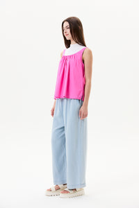 A-Line Flare Gather Tank Top