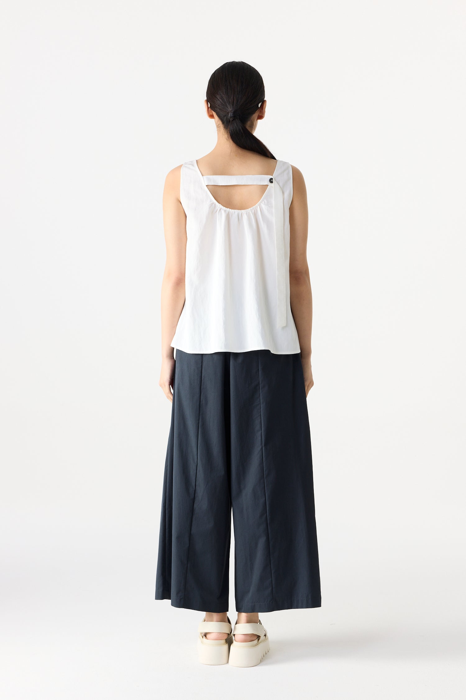 A-Line Gathered Tank Top