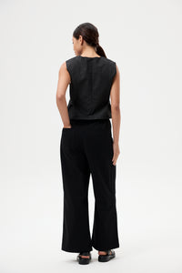 Belted Boxy Top