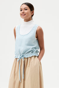 Drawstring Relaxed Tank Top