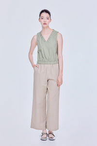 Elasticated Ruched Tank Top