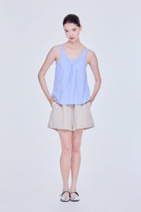 A-Line Flare Stripes Tank Top