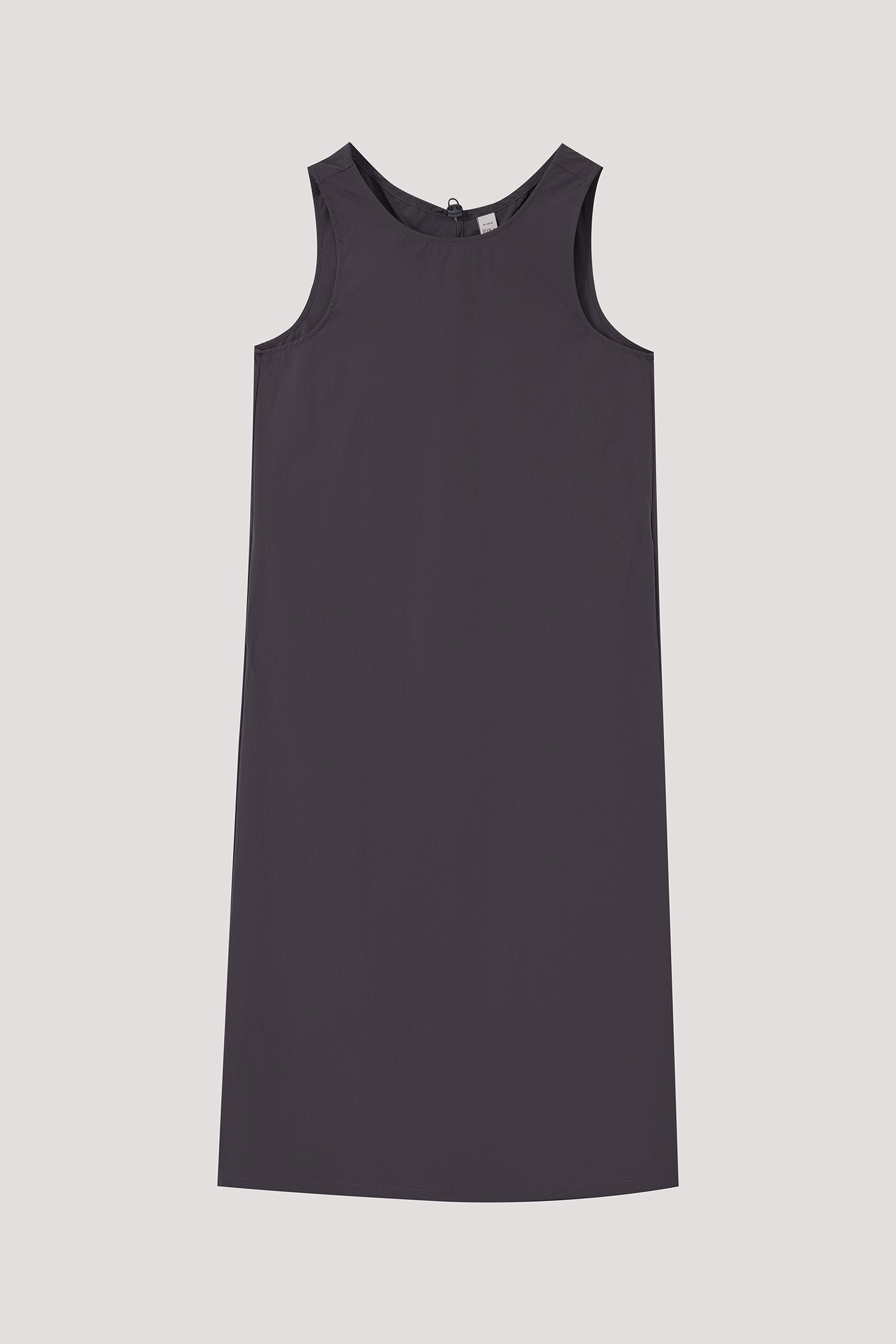 Relaxed Sleeveless Ruched Dress