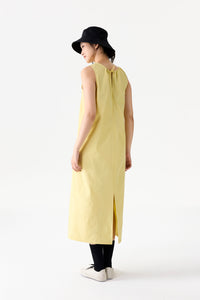 Relaxed Sleeveless Ruched Dress
