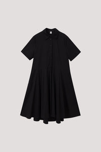 Pleated Shirt Dress
