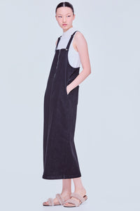 Denim Straight Cut Pinafore