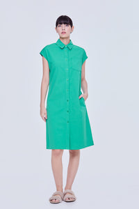 Magyar Denim Tunic Midi Dress