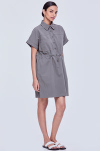 Scrunched Drawstring Dress