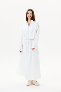 Collared Zip-Up Jacket Top