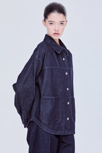 Panelled Pocket Denim Shirt Jacket