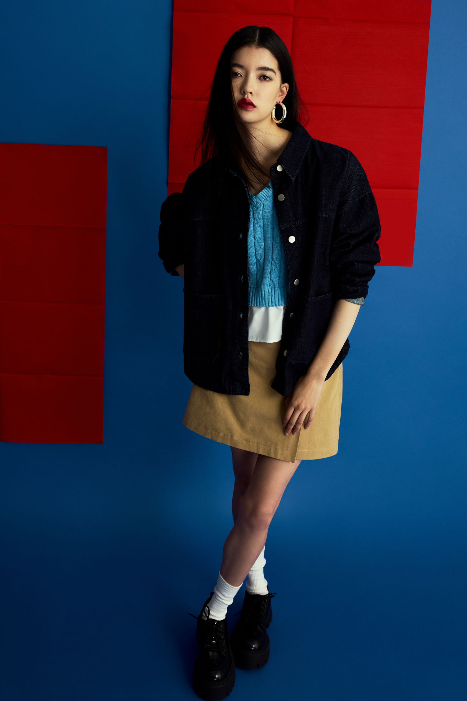 Panelled Pocket Denim Shirt Jacket