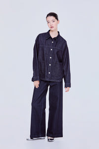 Panelled Pocket Denim Shirt Jacket