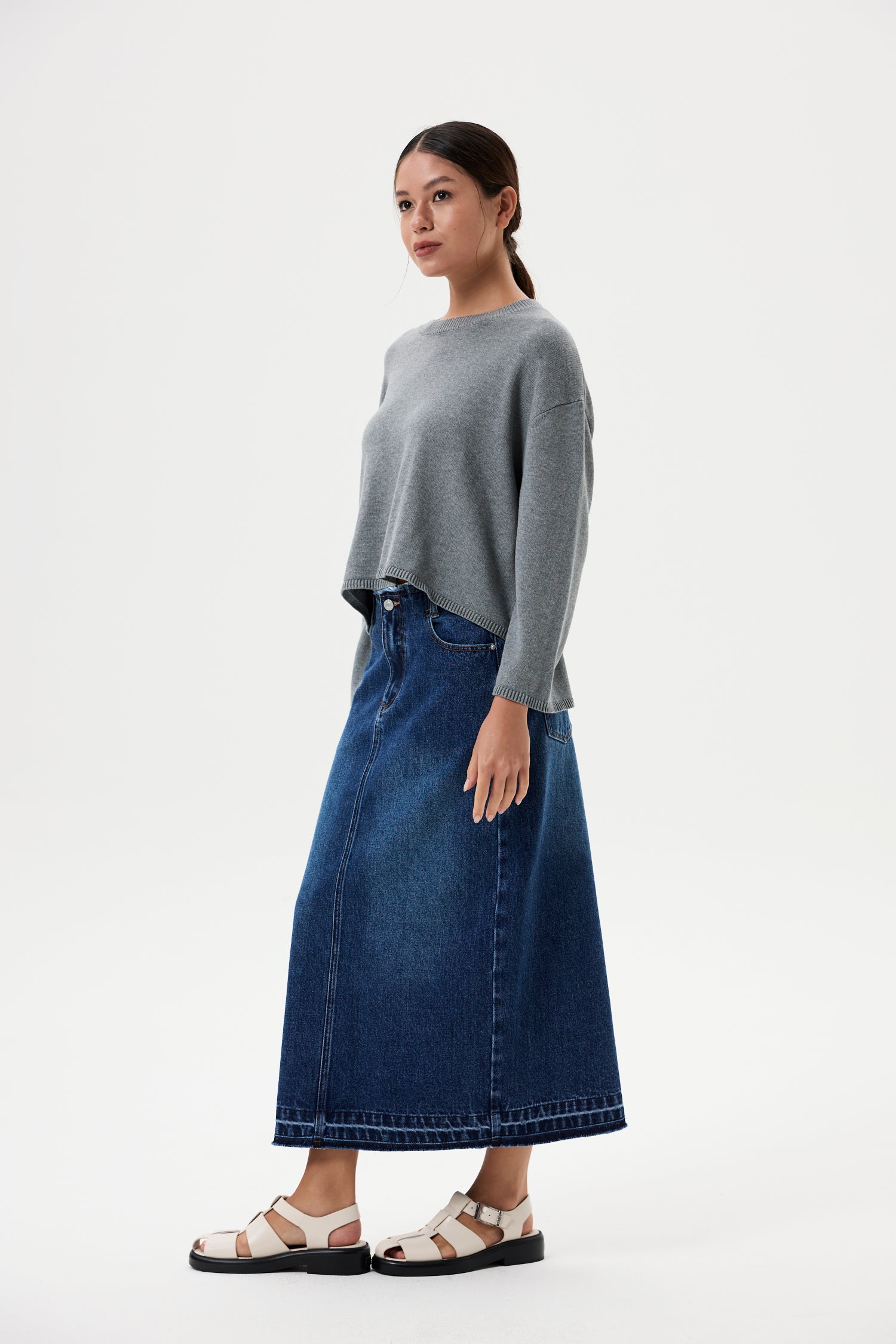 Oversized Flare Knit Top