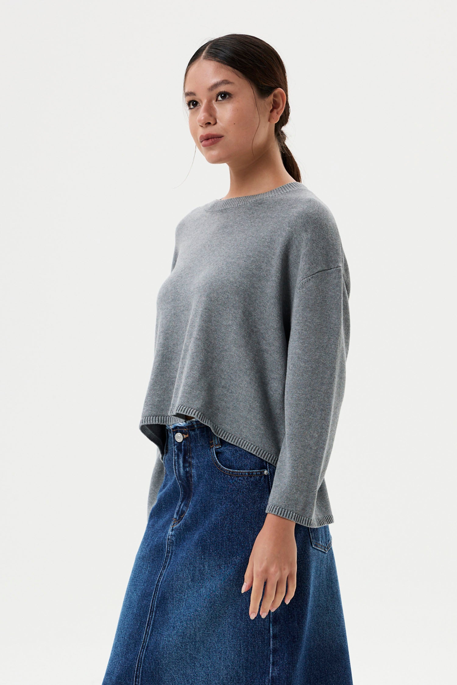 Oversized Flare Knit Top