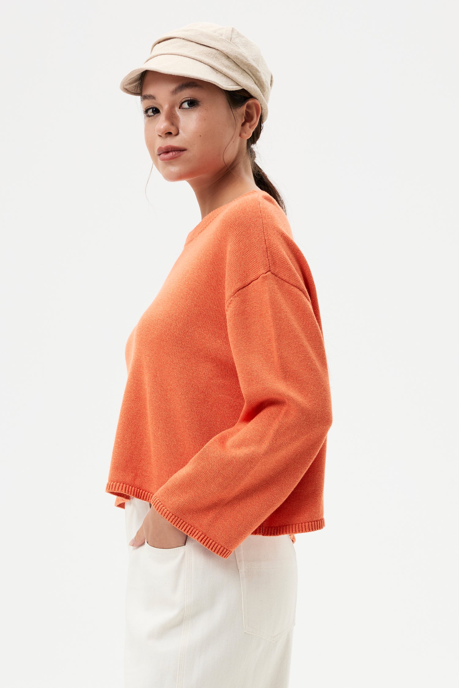 Oversized Flare Knit Top