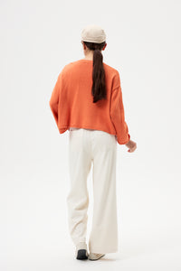 Oversized Flare Knit Top