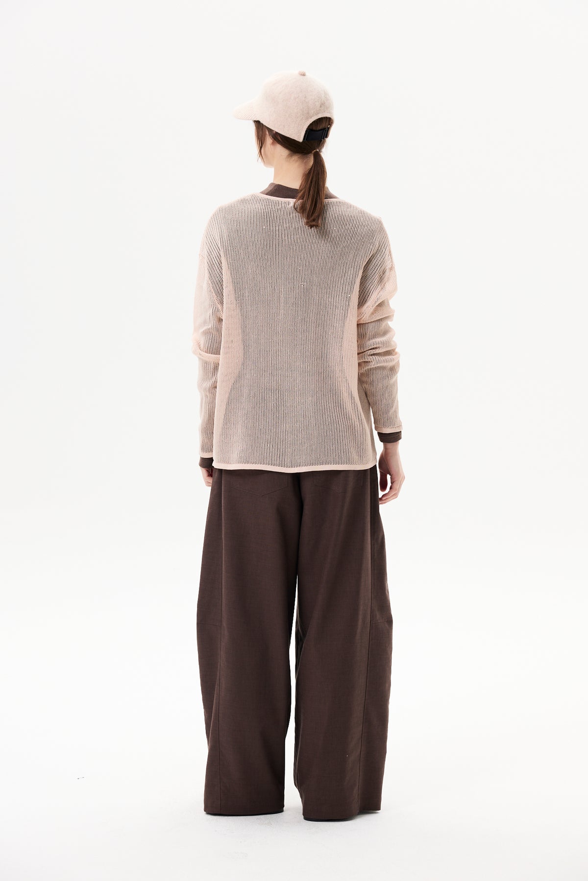 Fishnet Knit Pullover