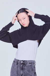 Hooded Arm Warmer Sweater