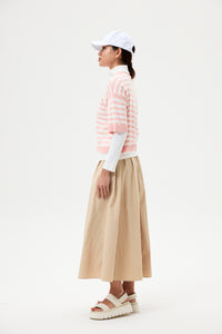 Relaxed Stripes Knit Top