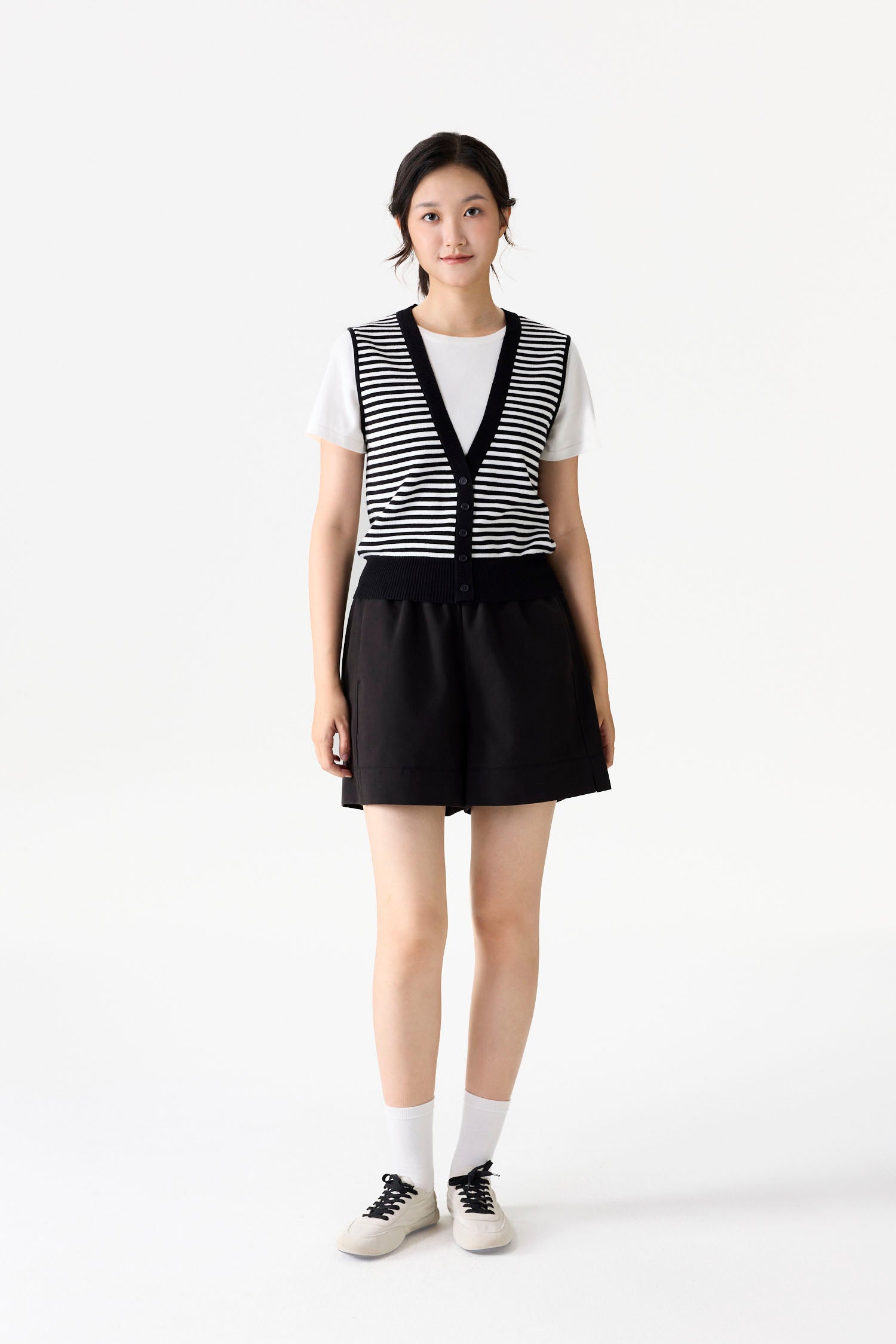 Faux Layered Two-Piece Top