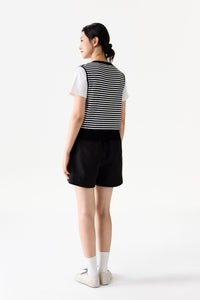 Faux Layered Two-Piece Top