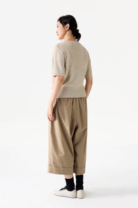 Draped Knit Top