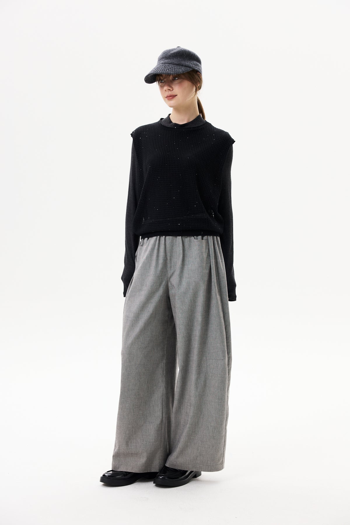 Fishnet Knit Vest