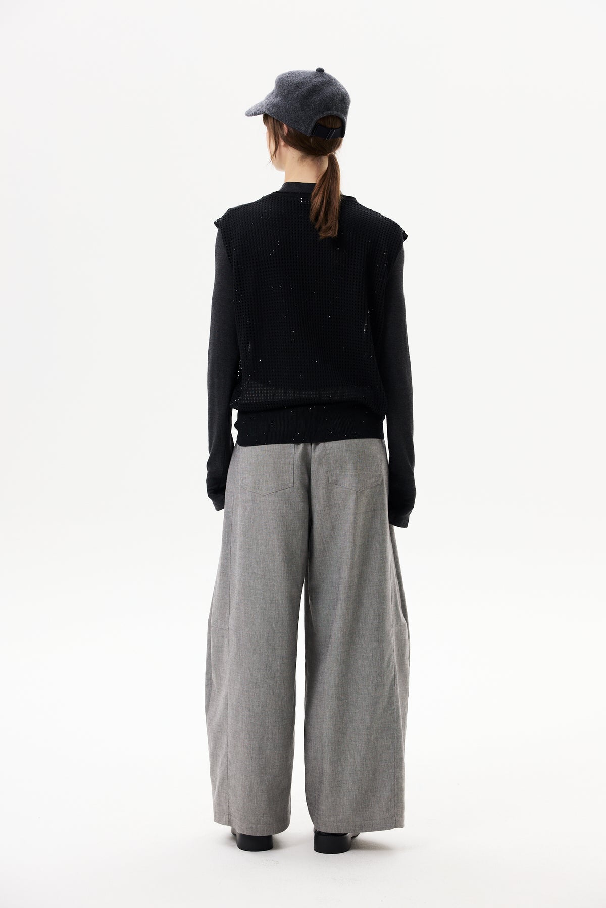 Fishnet Knit Vest
