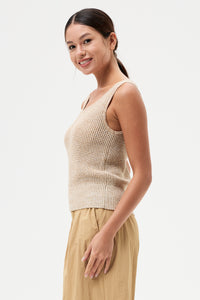 Textured Knit Tank Top