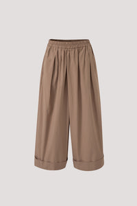 Pleated Wide-Leg Trousers